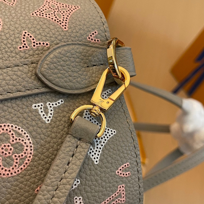 l**is V*t*n flight mode blossom mm mahina perforated calfskin leather gray/pink