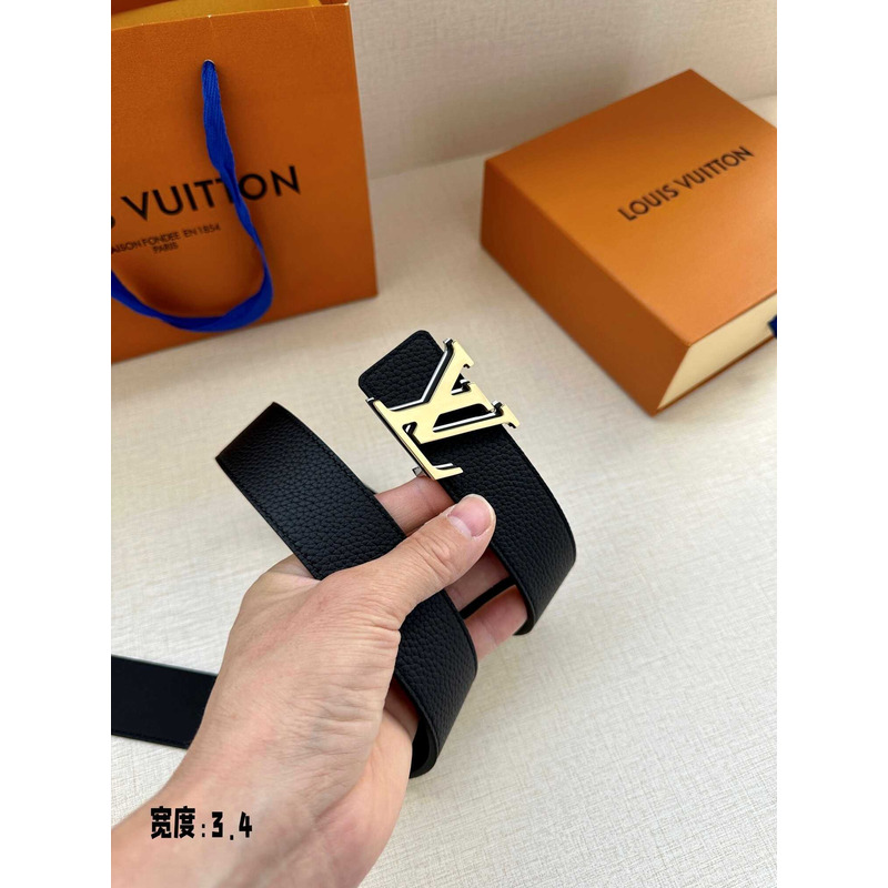 l**is V*t*n initiales 40mm reversible belt black