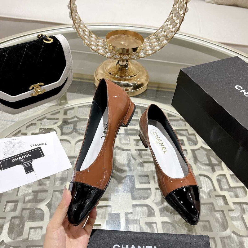 Ch*el flats brown and black
