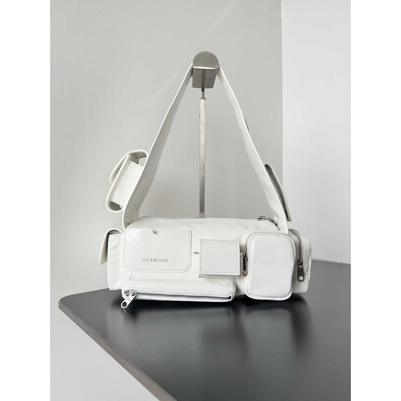 ba*len*cia*ga women\''s S*perbusy xs sing bag in optic white