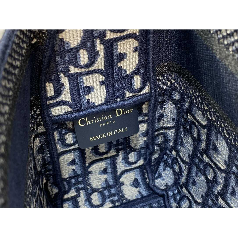 D*or small D*orcamp bag blue D*or oblique embroidery bag