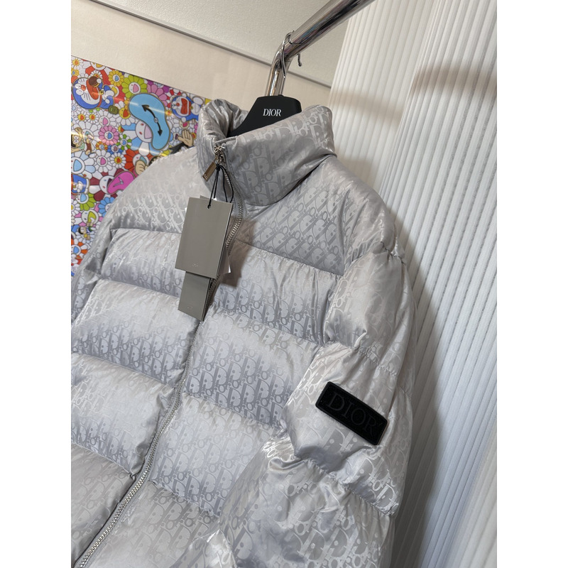 D*or grey unisex down jacket