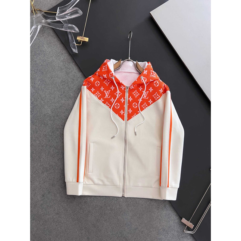 l**is V*t*n hoodie and pants orange