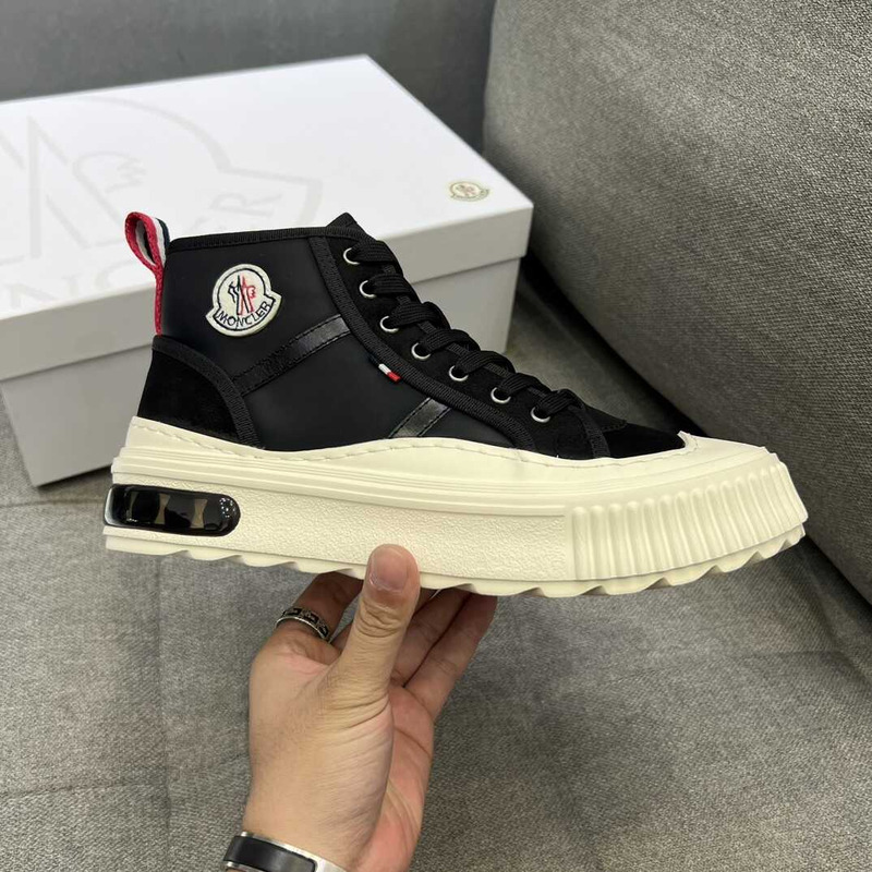 Moncler High Top Sneakers Black
