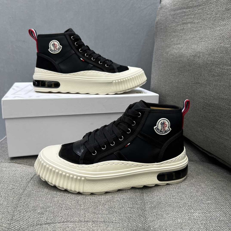 Moncler High Top Sneakers Black