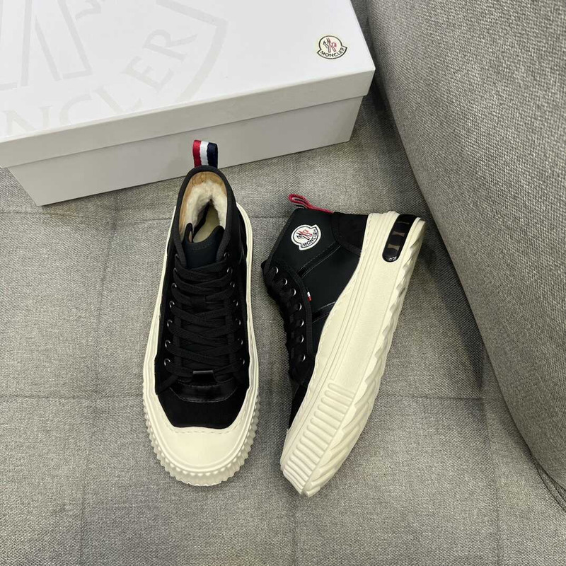 Moncler High Top Sneakers Black