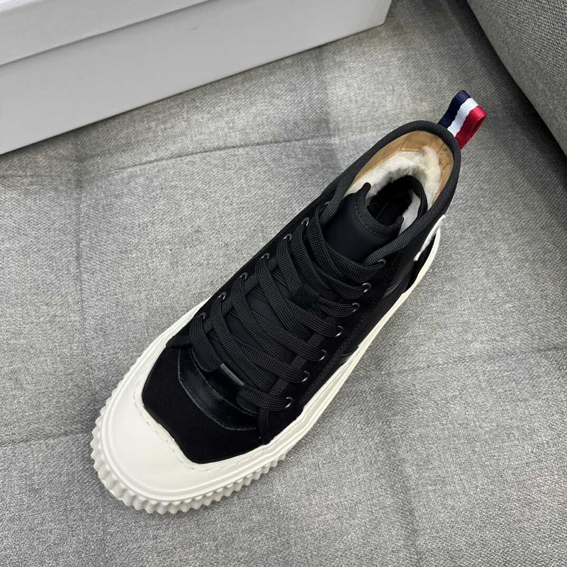 Moncler High Top Sneakers Black