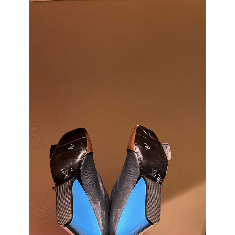 l**is V*t*n patti wedge half boots multicolor