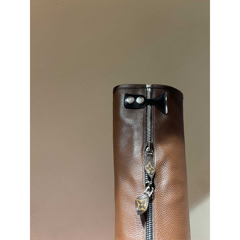 l**is l**is V*t*n patti wedge half boots brown