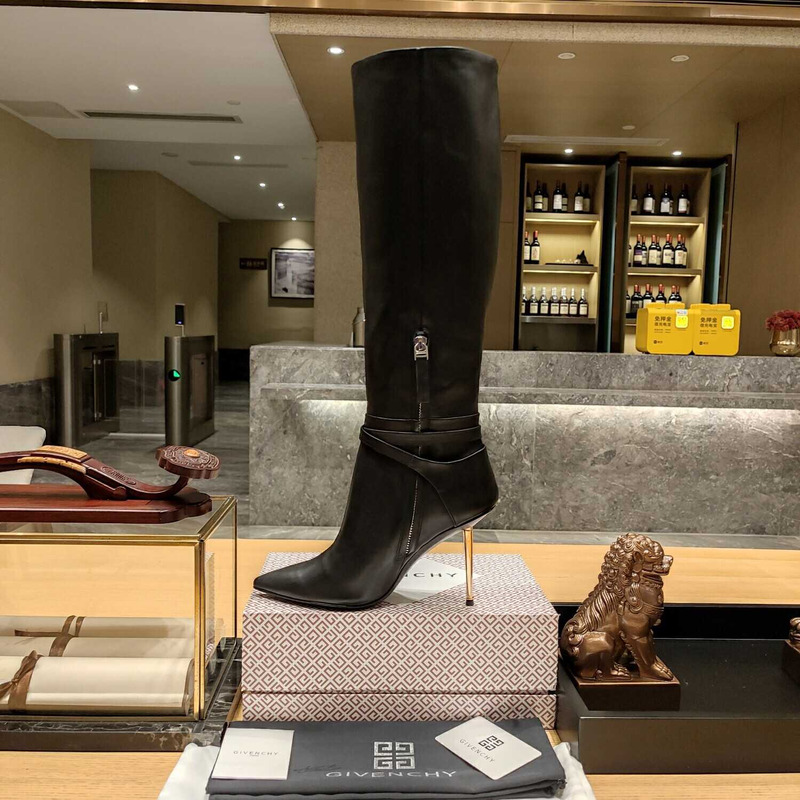 Givenchy G Cube Heeled Boots Black