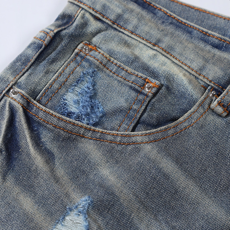 Armani Mens Blue Ma Bar Logo Straight Jeans Dark Grey