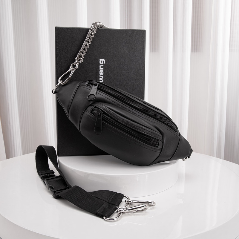 Alexander Wang Attica Fanny Pack In Nappa Leather Black