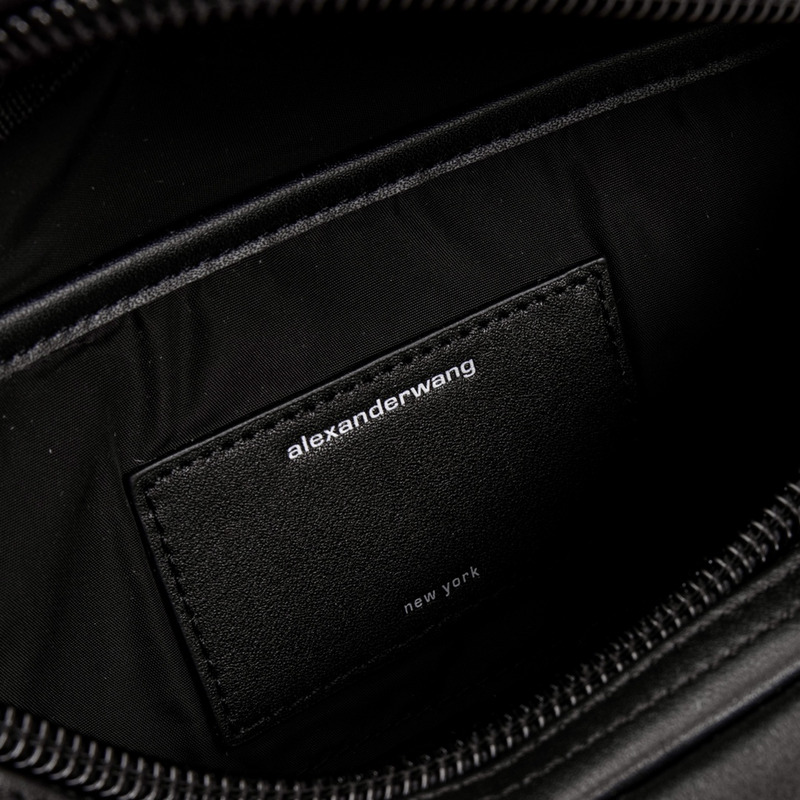 Alexander Wang Attica Fanny Pack In Nappa Leather Black