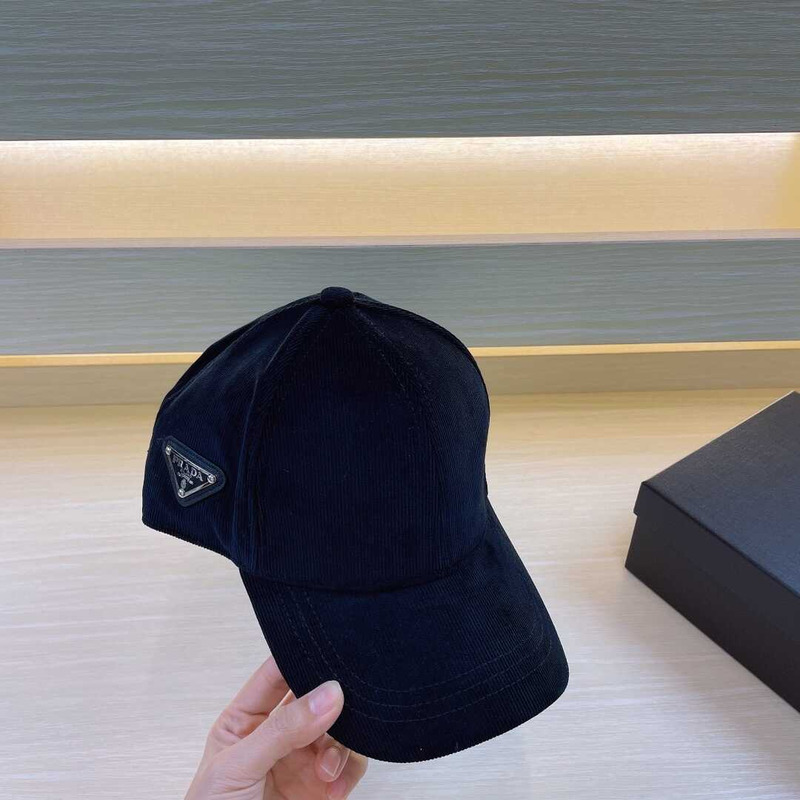 Pra*a re-nylon baseball cap black