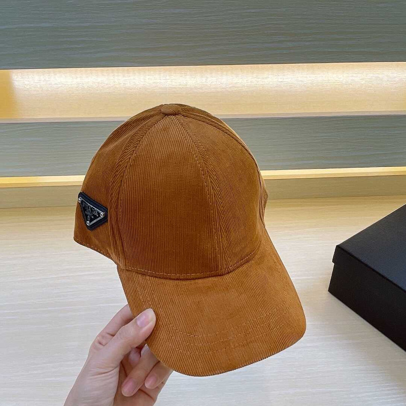 Pra*a re-nylon baseball cap tobacco
