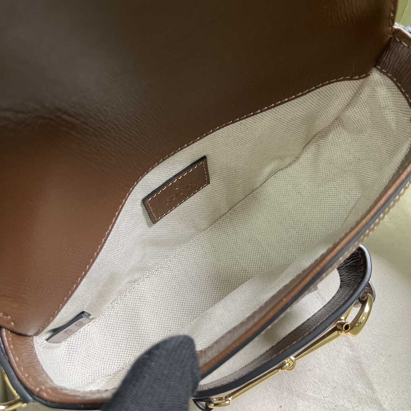 G*u*i horsebit 1955 mini shoulder bag brown