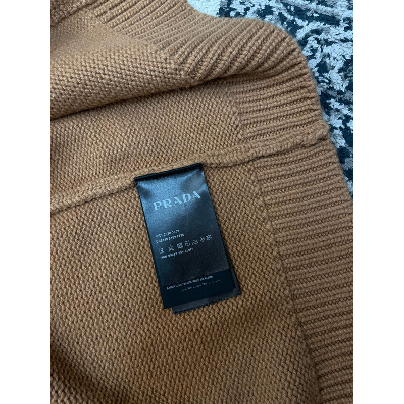 Pra*a camel hair cardigan camel brown