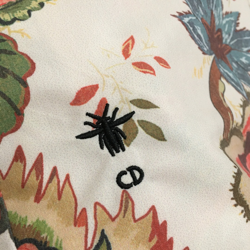 ch**an D*or flower patterns blouse