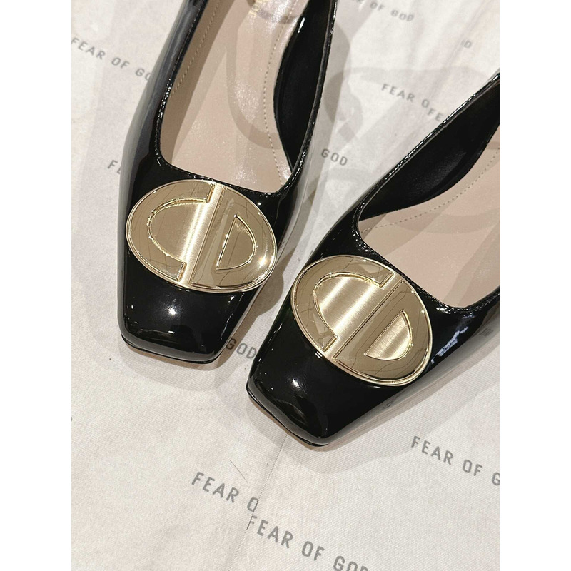 forever D*or pump black patent calfskin