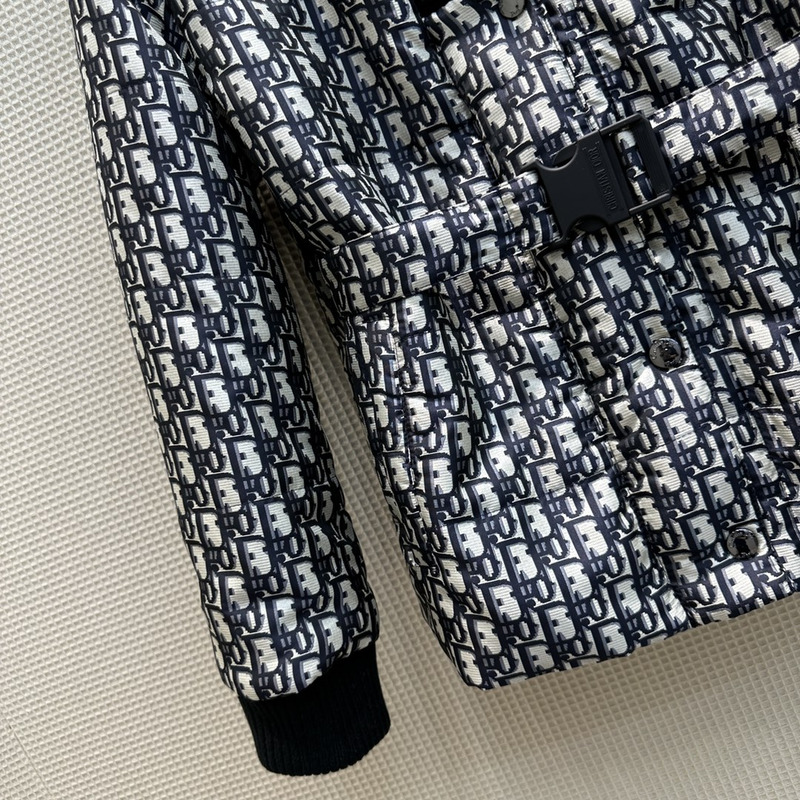 D*or D*oralps puffer jacket with belt blue