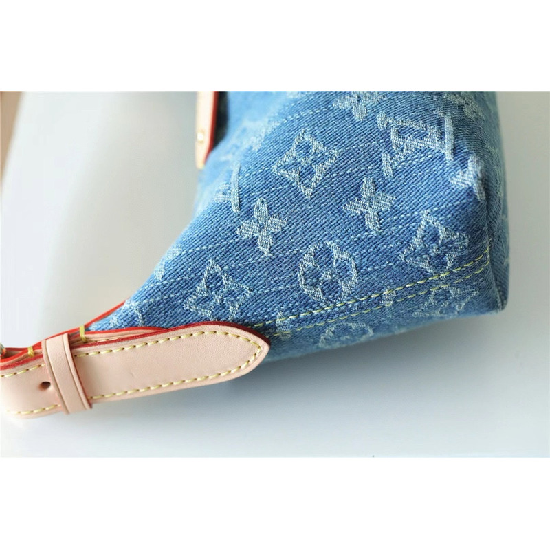 l**is V*t*n hills pochette bag denim blue