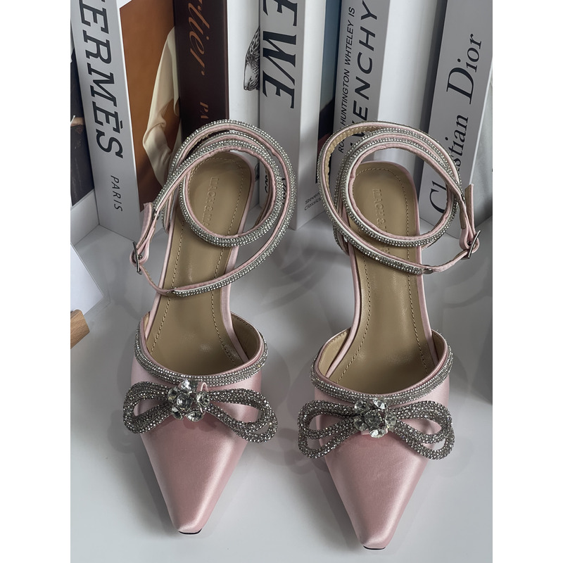 Mach & Mach Mach Bow High Heels Pink