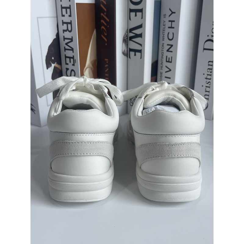 Ch*el cc sneakers white