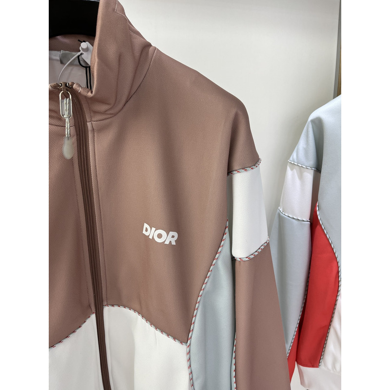 D*or bomber jacket beige grey and white