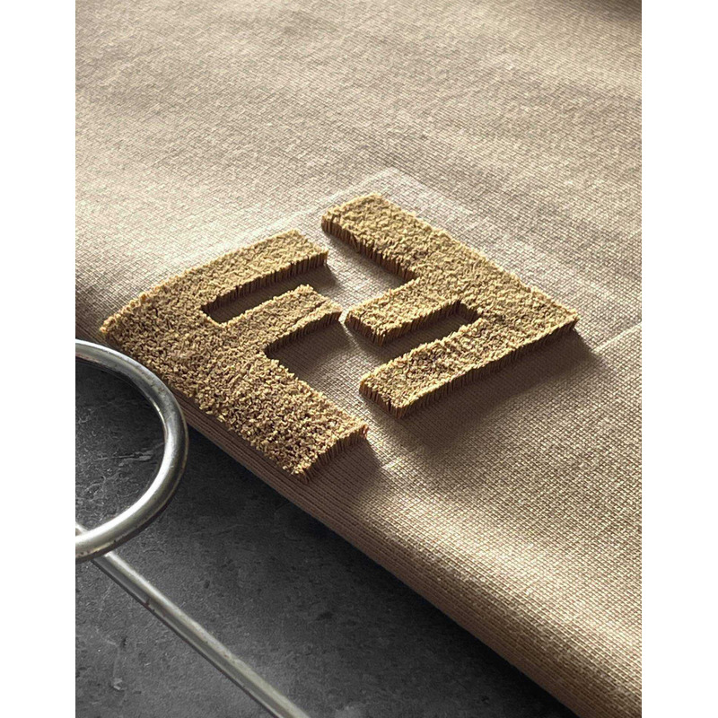 F**di logo t-shirt beige