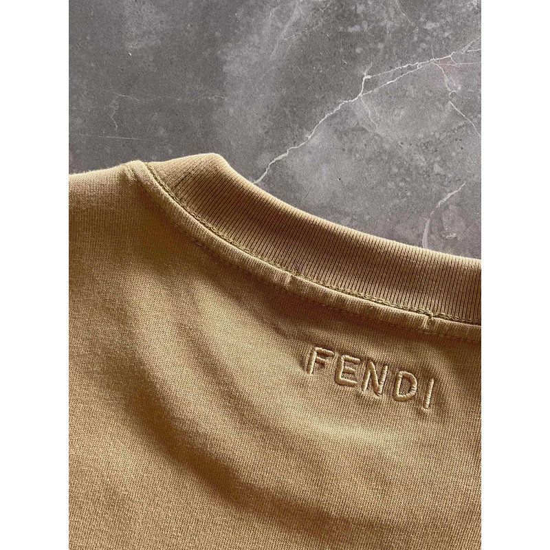 F**di logo t-shirt beige