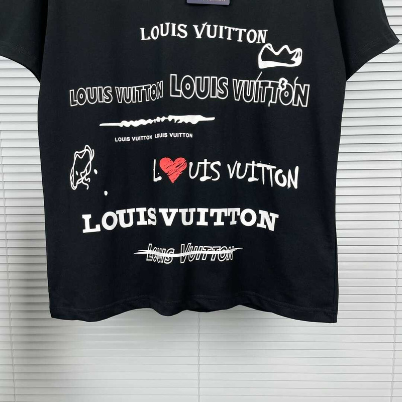 l**is V*t*n x nocimh“double logo” t-shirt black