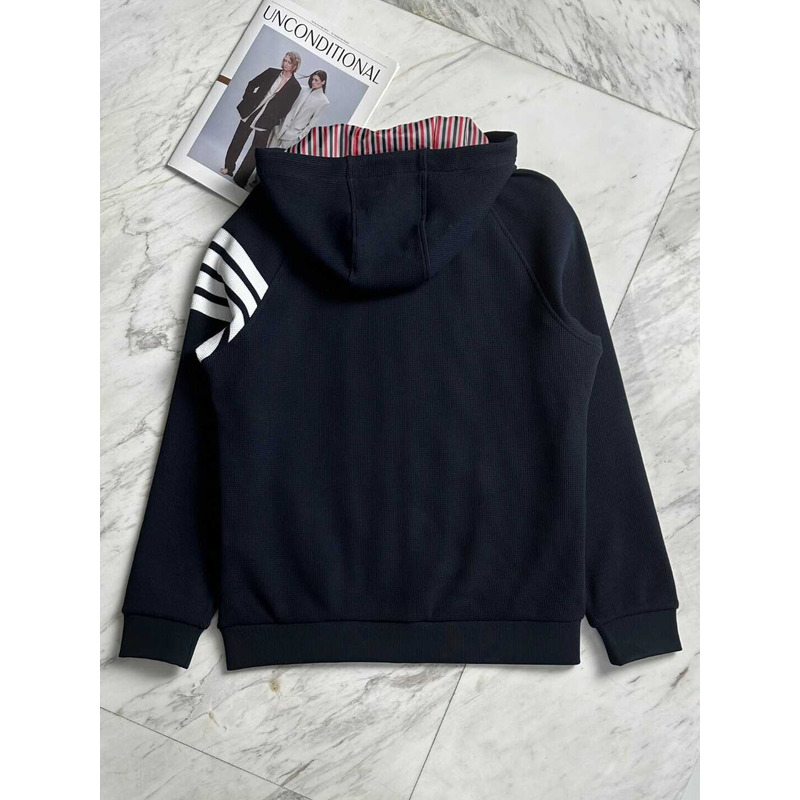 Thom Browne Classic Loopback 4-Bar Full Zip Hoodie And Pants