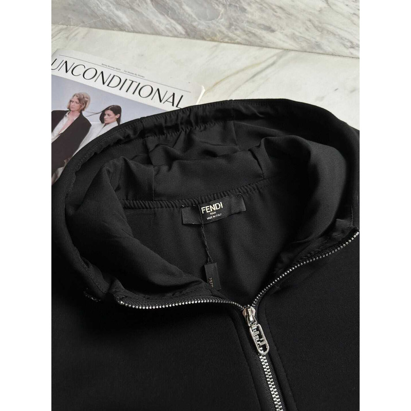 F**di track jacket and pants black