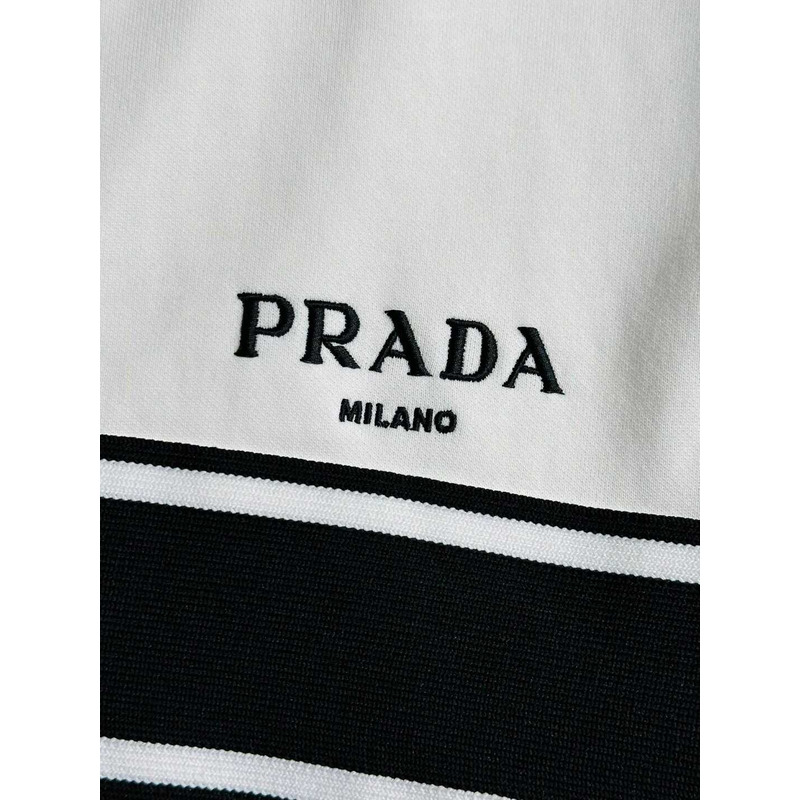 Pra*a track jacket and pants white