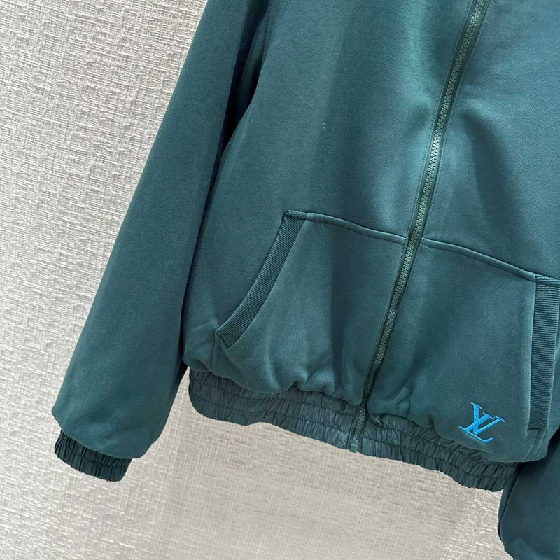 l**is V*t*n zip jacket green