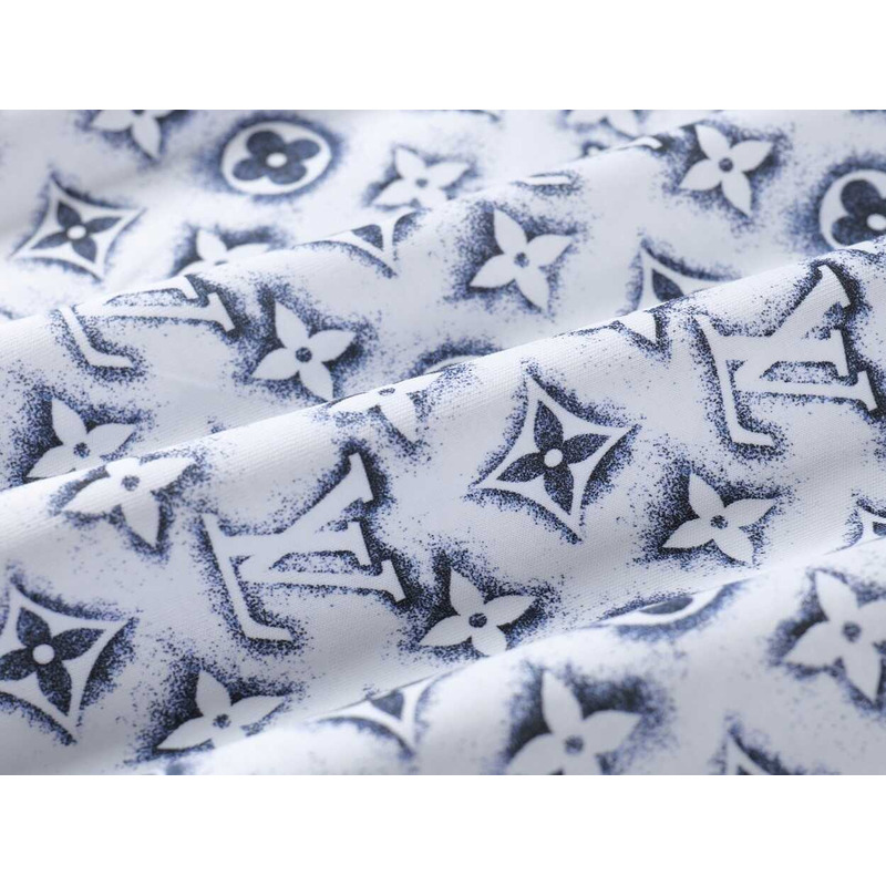 l**is V*t*n monogram cotton t-shirt white