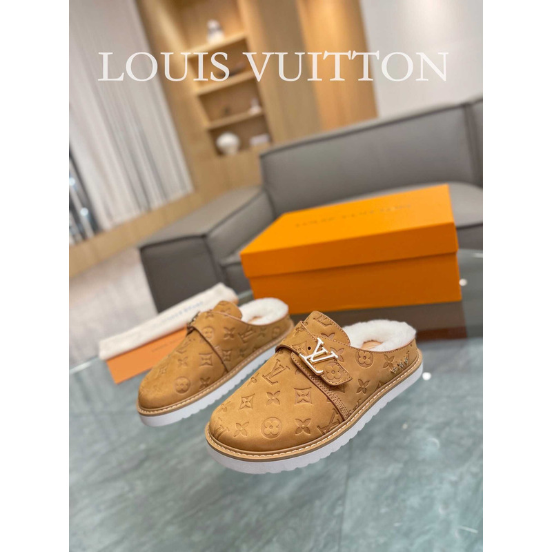 l**is V*t*n lv cosy flat comfort clog caramel