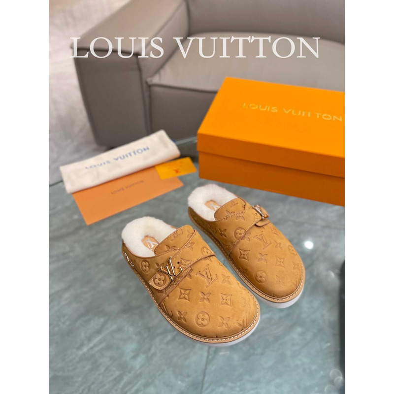 l**is V*t*n lv cosy flat comfort clog caramel