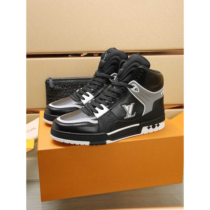 l**is V*t*n lv trainer sneaker boot calfskin black