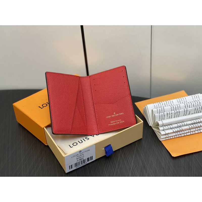 l**is V*t*n pocket organizer damier red