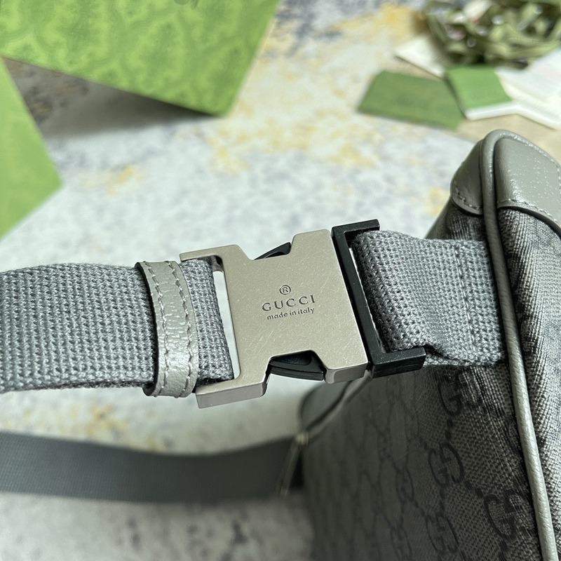 g*u*i ophidia belt bag grey and black gg S*p*e canvas