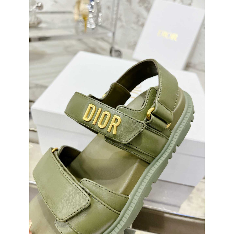 D*or D*oract sandals lambskin green