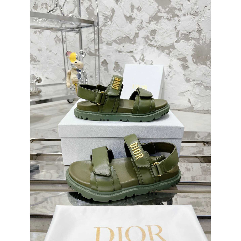 D*or D*oract sandals lambskin green