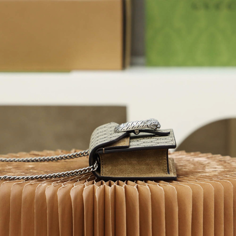 g*u*i dionysus gg S*per minin bag taupe