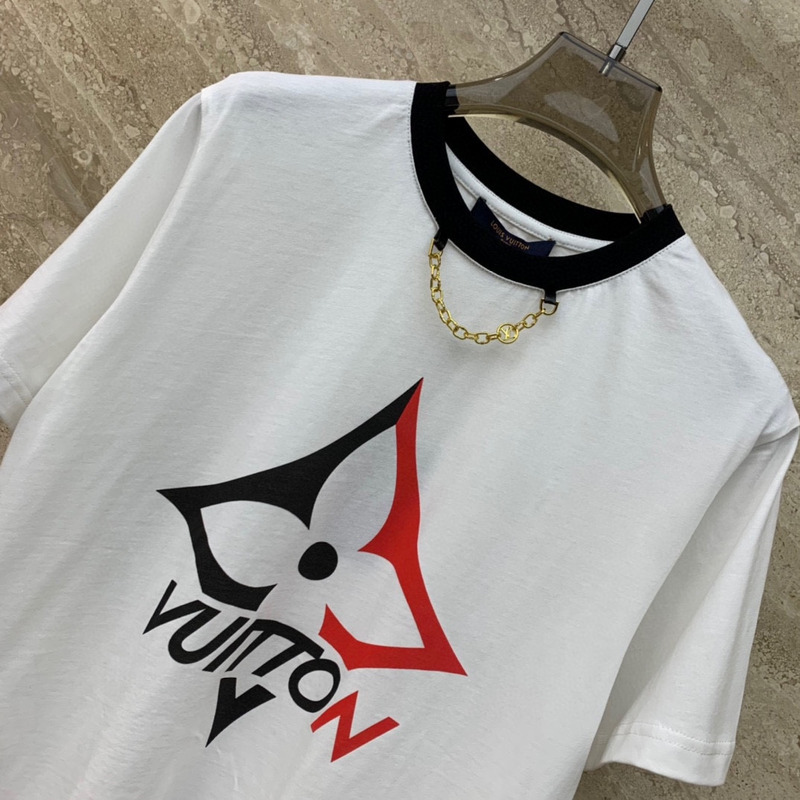 l**is V*t*n snowflake t-shirt white