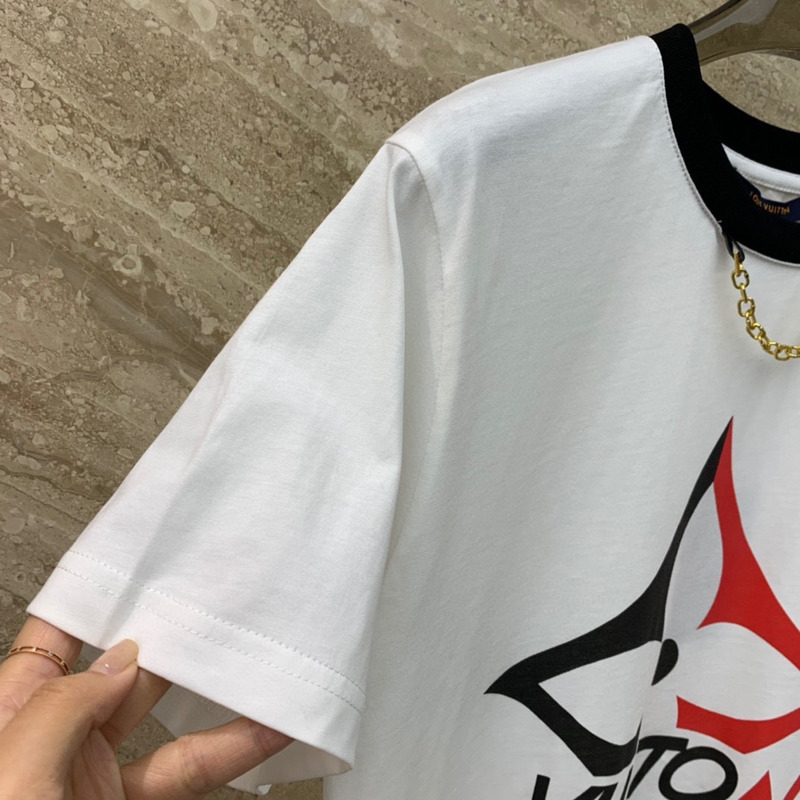 l**is V*t*n snowflake t-shirt white