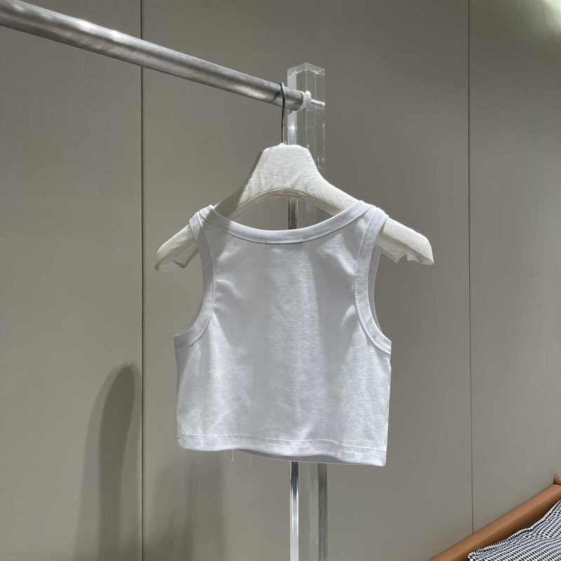 Pra*a top con bordado white