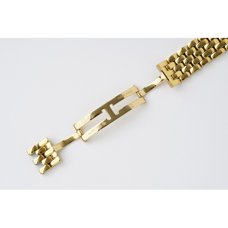 cartier panthere 2019 medium yellow Di*m*nds white roman dial watches