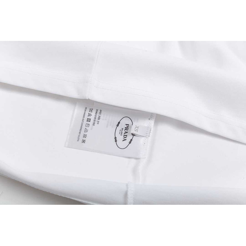 Pra*a cotton t-shirt white