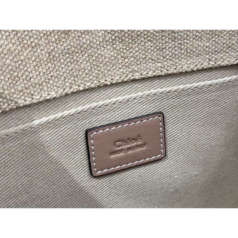 Chloe Kleine Woody Tote Bag Beige